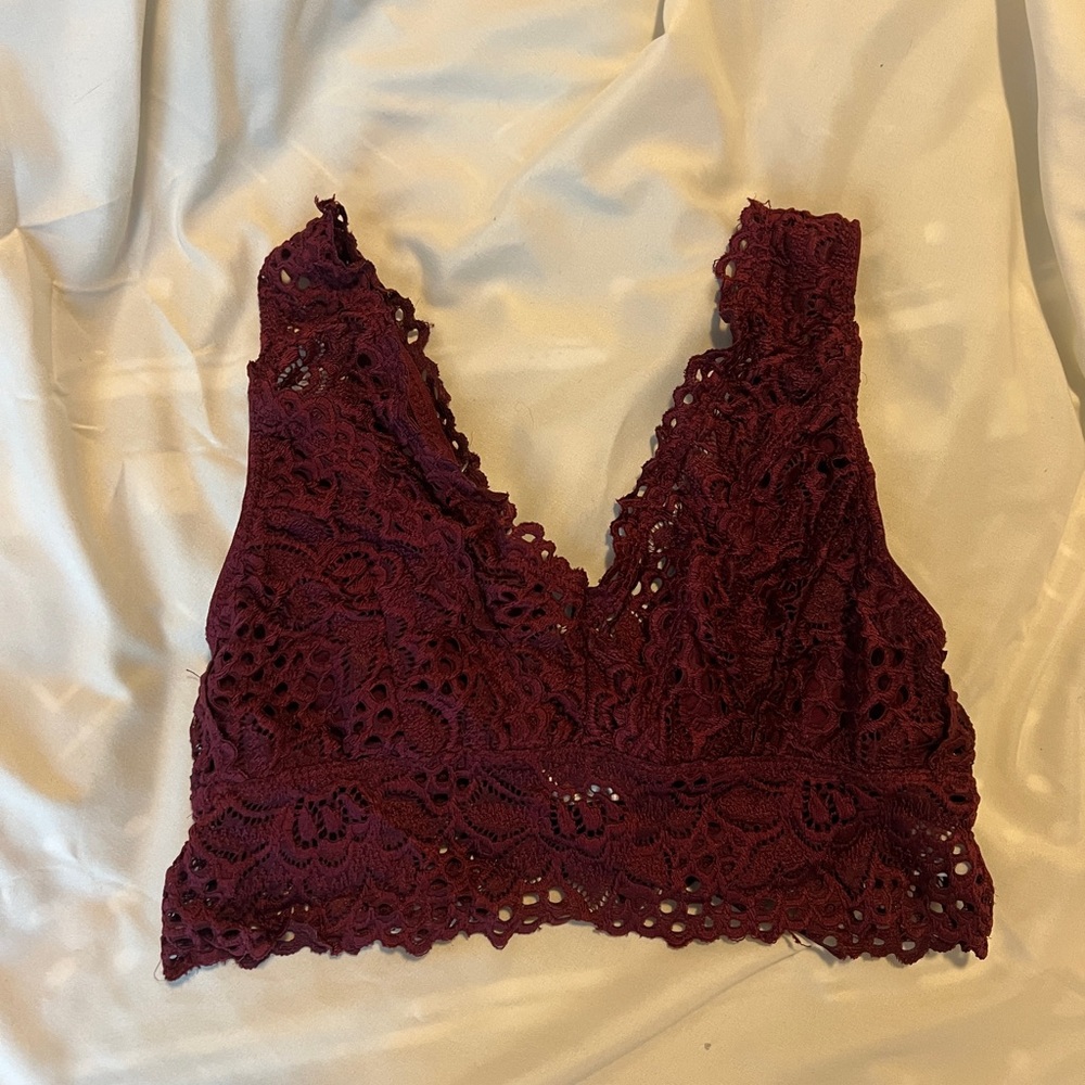 Maroon Altar’d State Bralette, Small